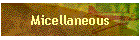 Micellaneous